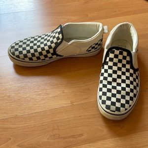 Barely worn boys Vans.